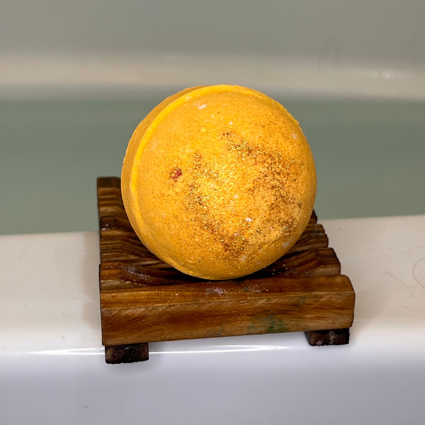 Pumpkin Spice Bath Bomb | 6 oz | eco-friendly