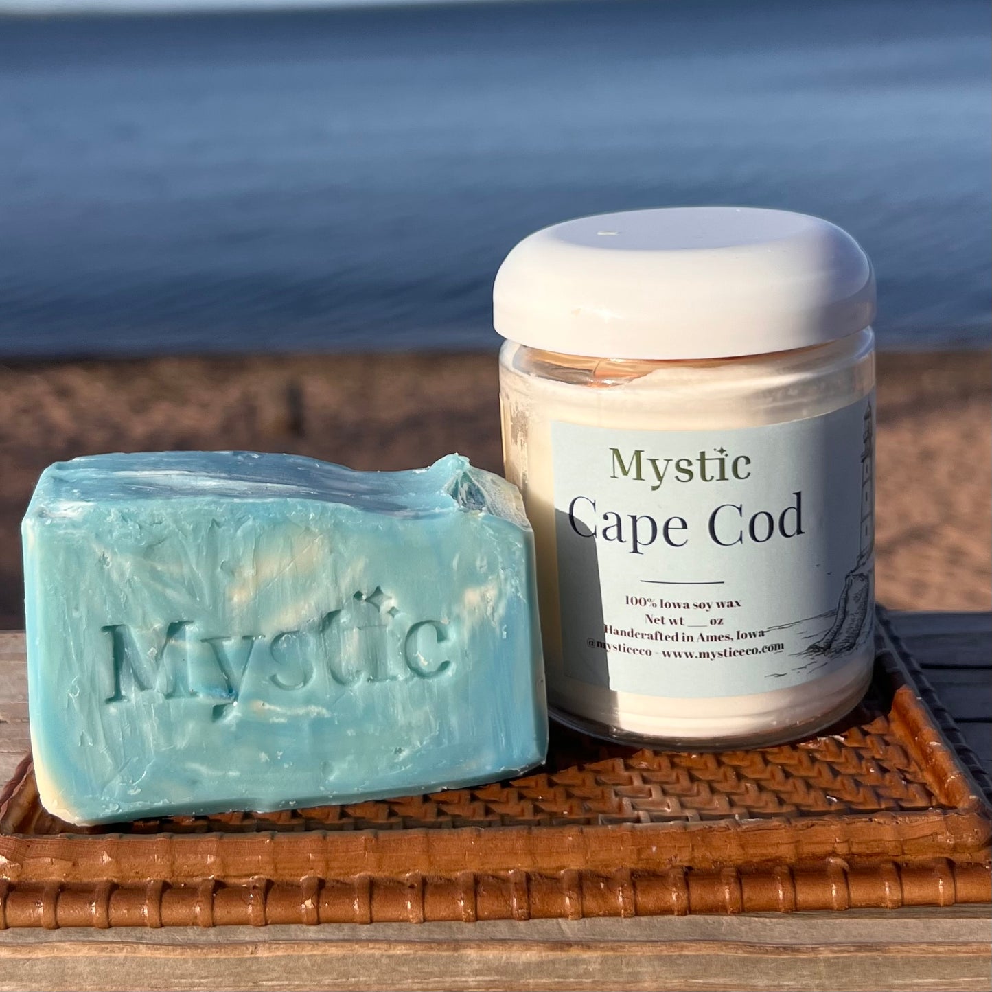 Cape Cod candle | sea salt, ozone, jasmine, musk, cedar | eco-friendly non-toxic summer candle