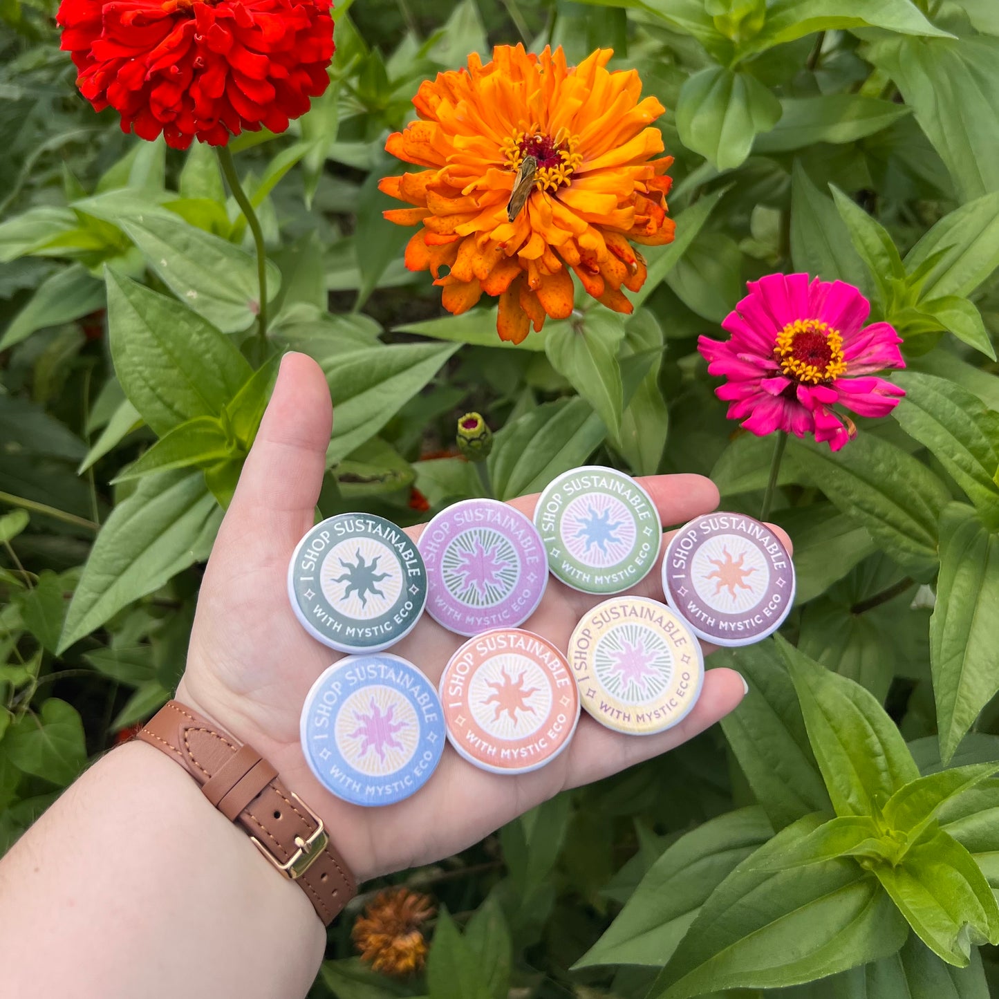 “I Shop Sustainable” Pin Button