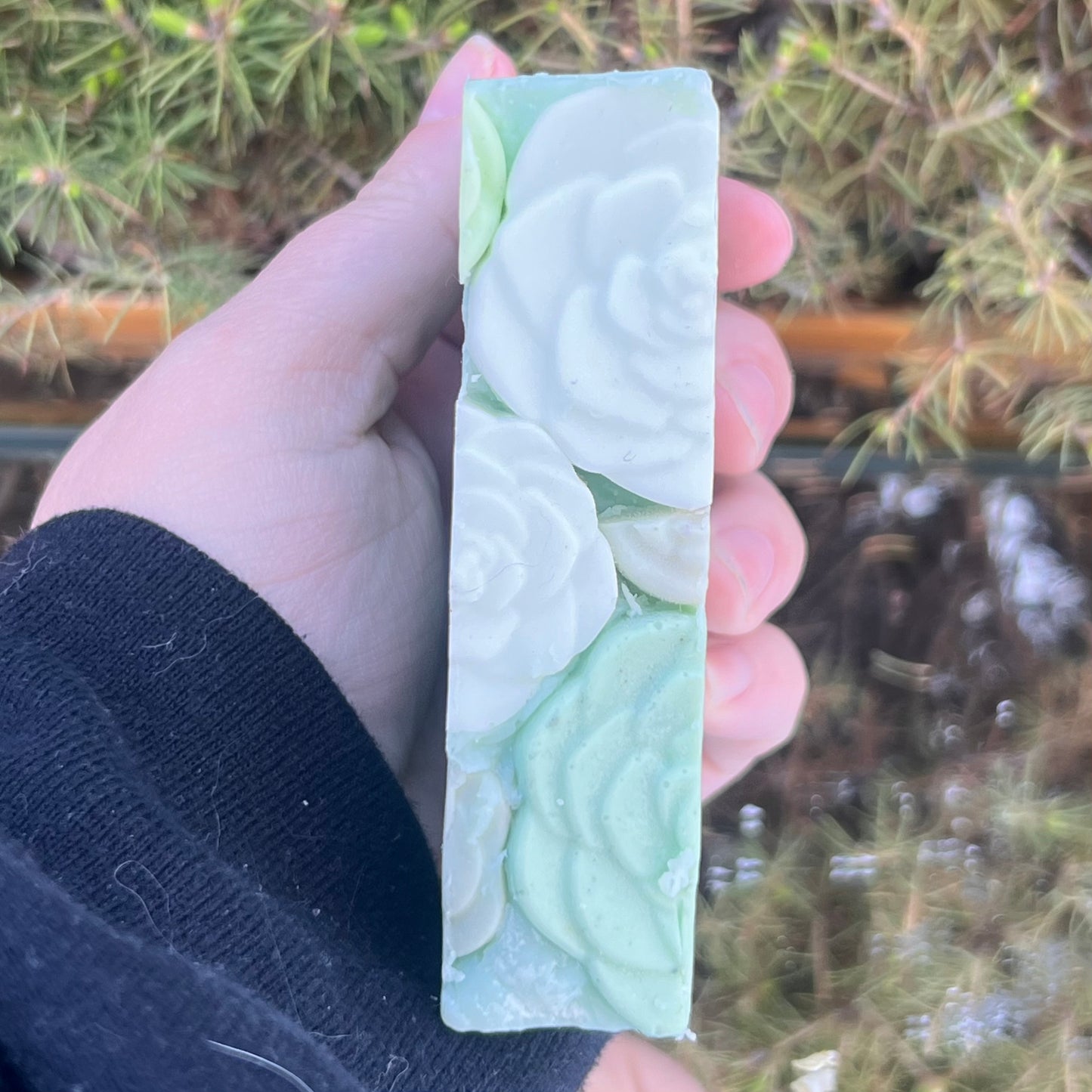 Honey(succulent) Honeysuckle Bar Soap | 5 oz | Eco-friendly nontoxic bar soaps