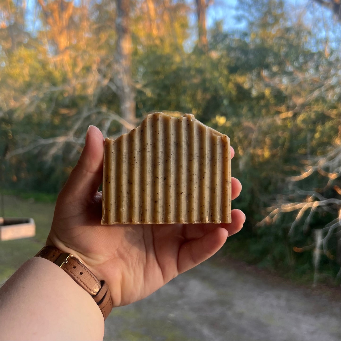 Morning Espresso Bar Soap | Coffee Grounds for a Light Exfoliation | 6 oz | Eco Friendly Non Toxic