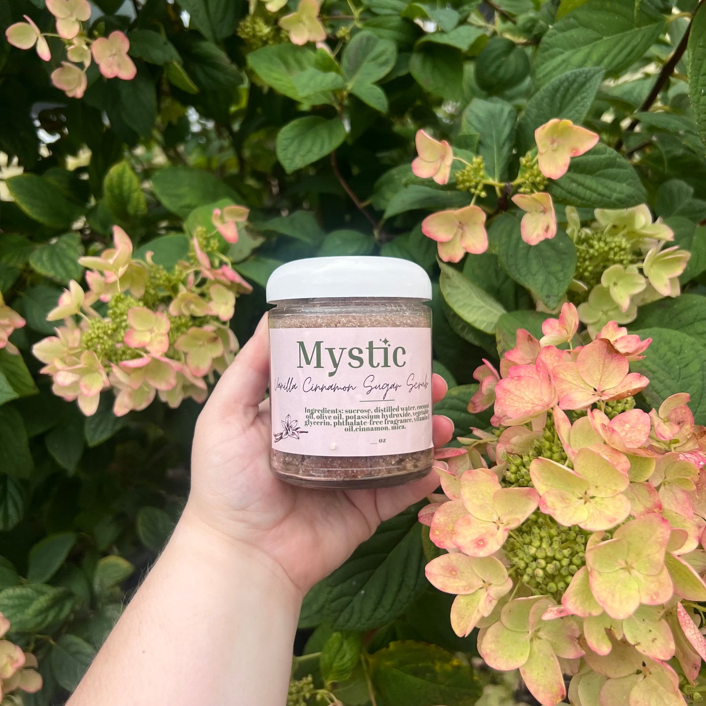 Vanilla + Cinnamon Whipped Sugar Scrub | 8 oz | exfoliating and eco-friendly