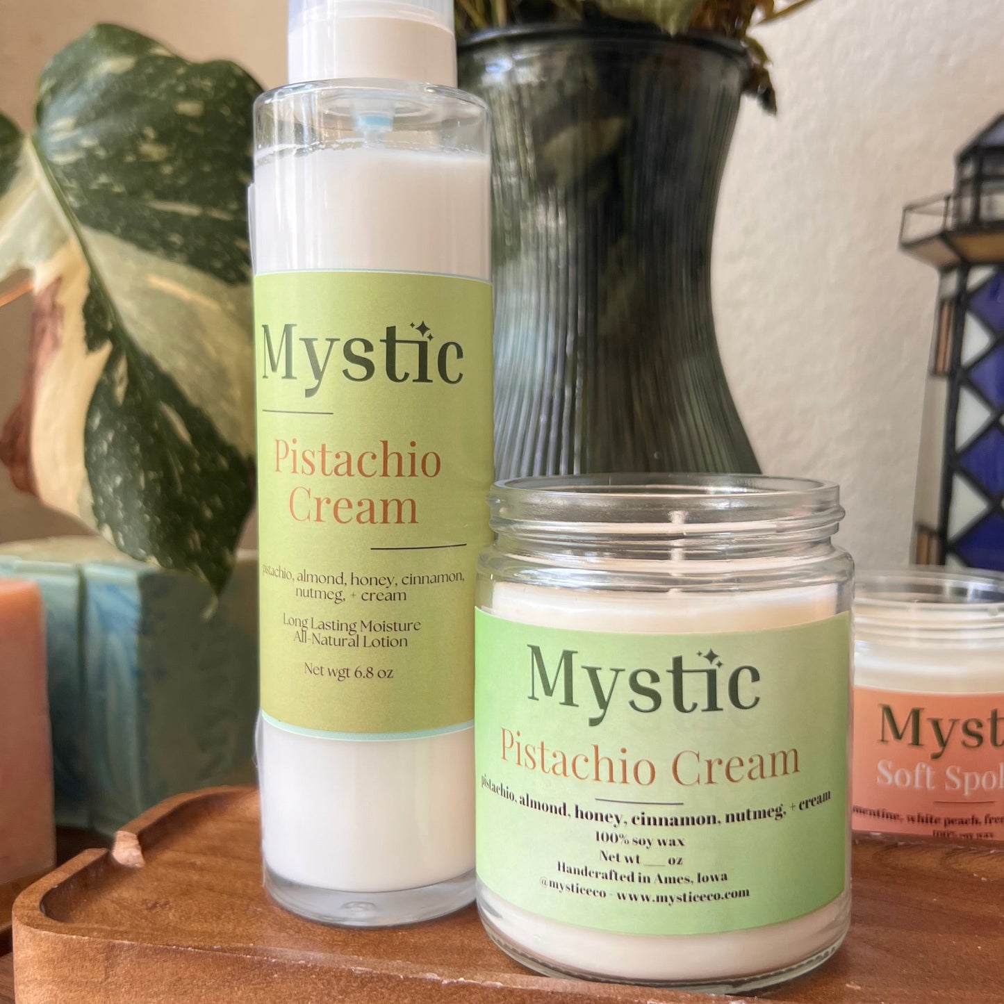 Pistachio Cream Candle | eco friendly, sustainable, phthalate free