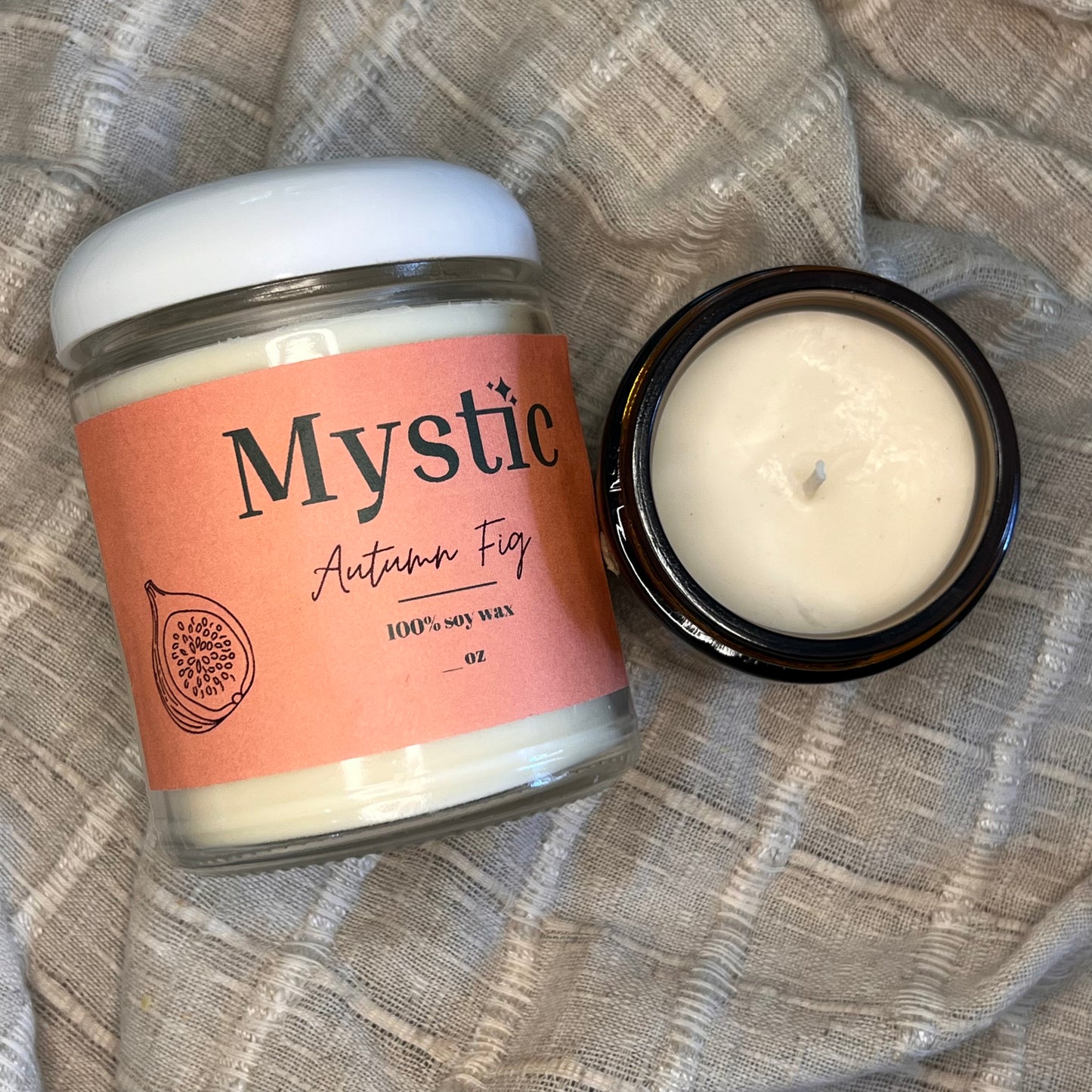 Autumn Fig Harvest candle | 4 or 8 oz | eco-friendly, non-toxic, paraffin and phthalate-free, 100% soy wax