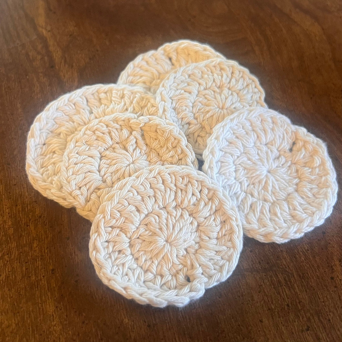 Reusable makeup removal wipes | 100% cotton | pack of 6 - Mystic Eco