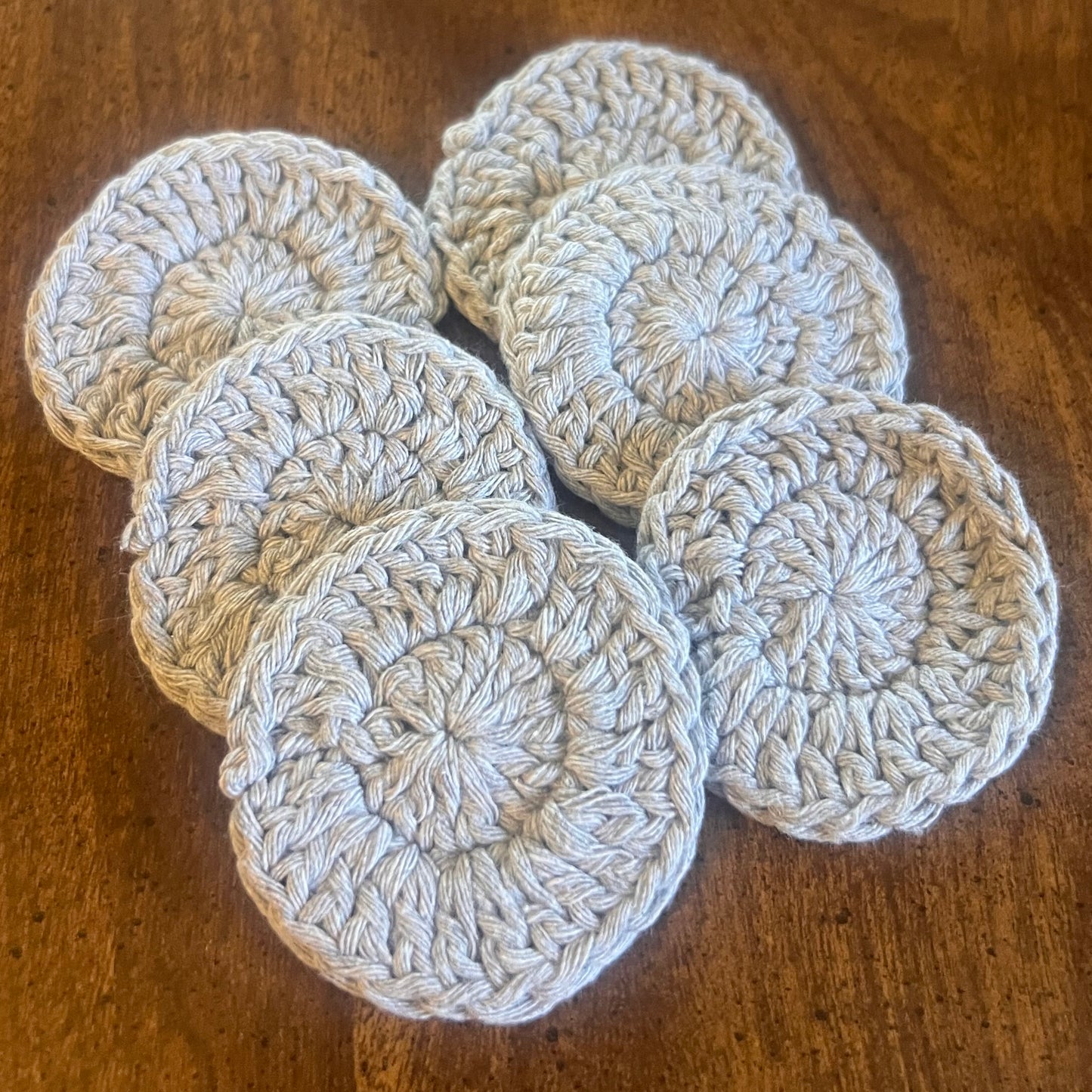 Reusable makeup removal wipes | 100% cotton | pack of 6