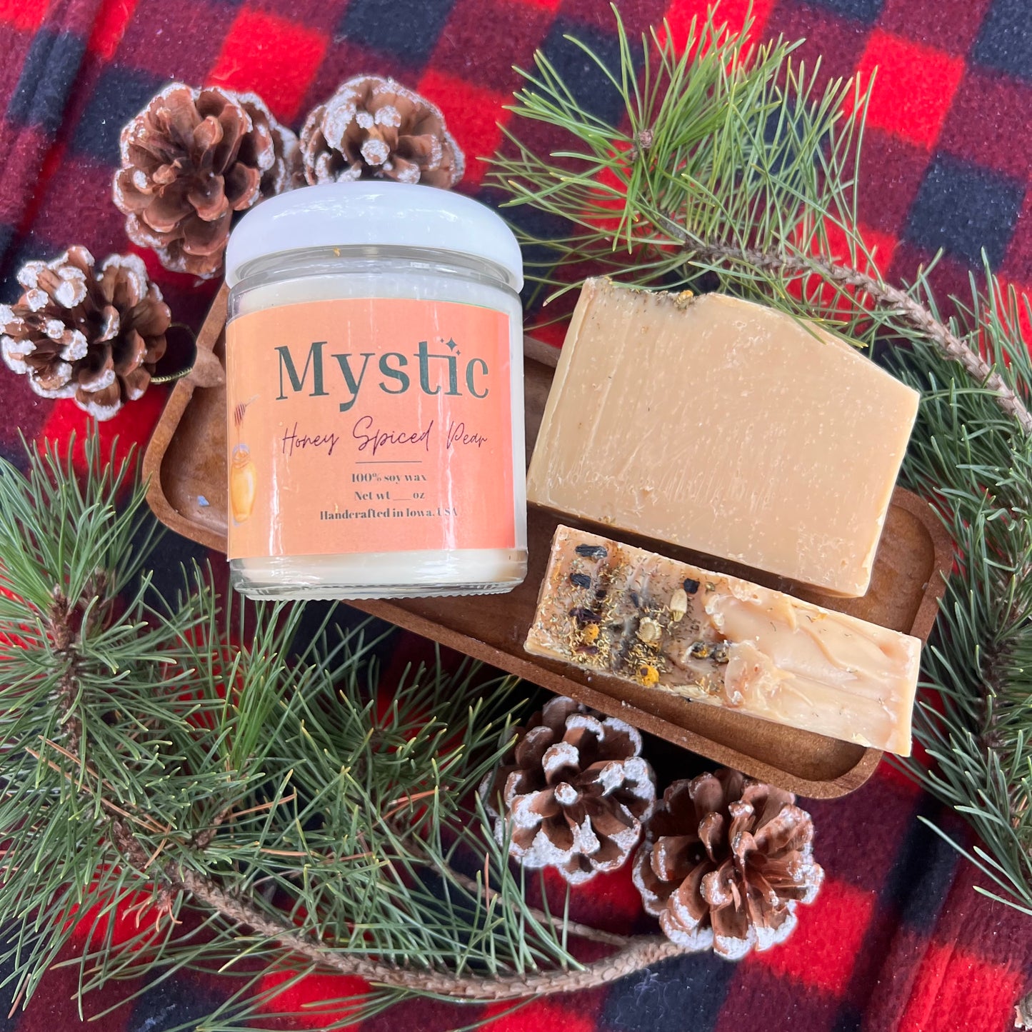 Honey Spiced Pear 4 oz bar soap