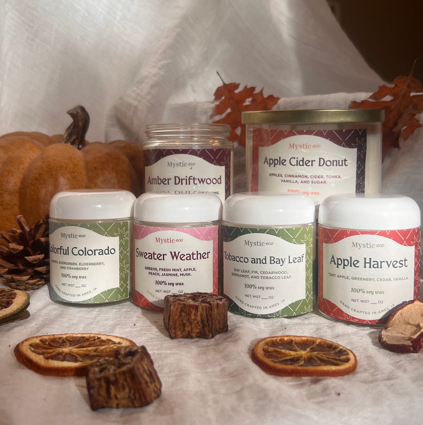 Apple Harvest candle | sustainable, eco-friendly, non-toxic fall candle