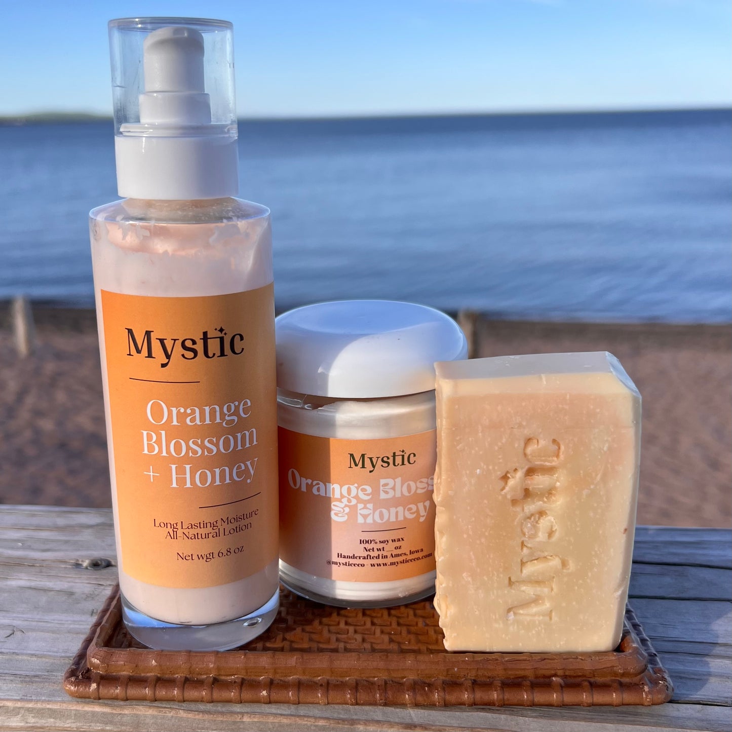 Orange Blossom + Honey candle | eco-friendly non-toxic summer candle