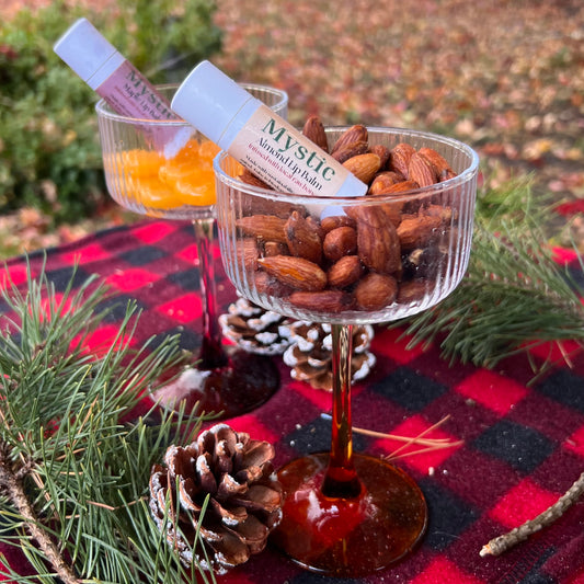 Seasonal Lip Balms | Hidden Tint or Natural | Eco Friendly Non Toxic in compostable push-up tube