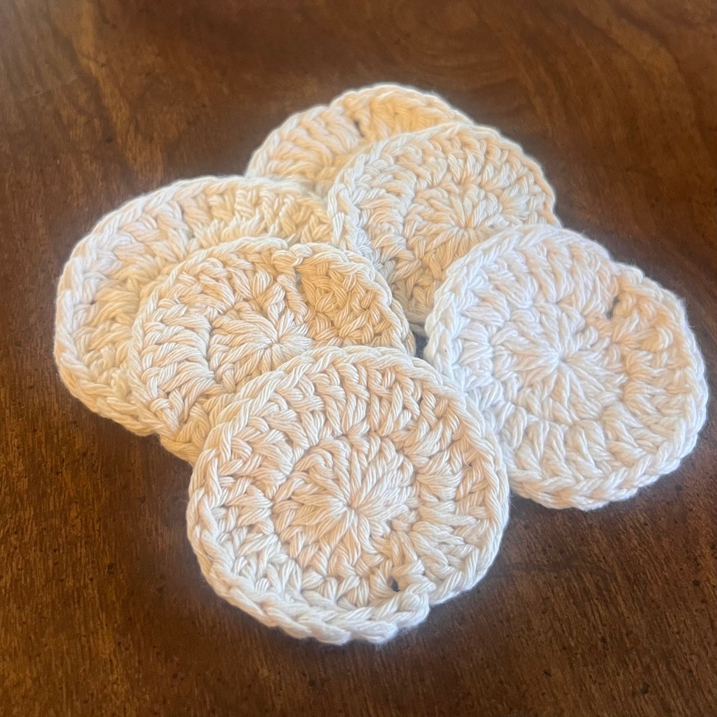 Reusable makeup removal wipes | 100% cotton | pack of 6