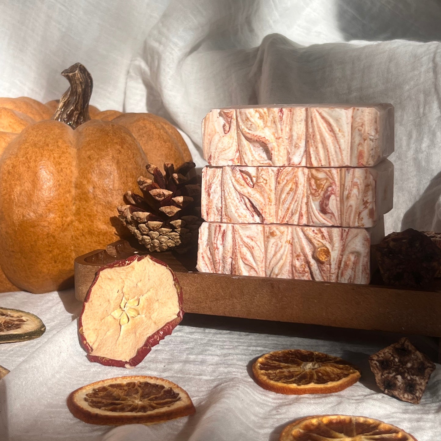 Apple Harvest Bar Soap | 4 oz | eco-friendly non-toxic handmade cold-process soap