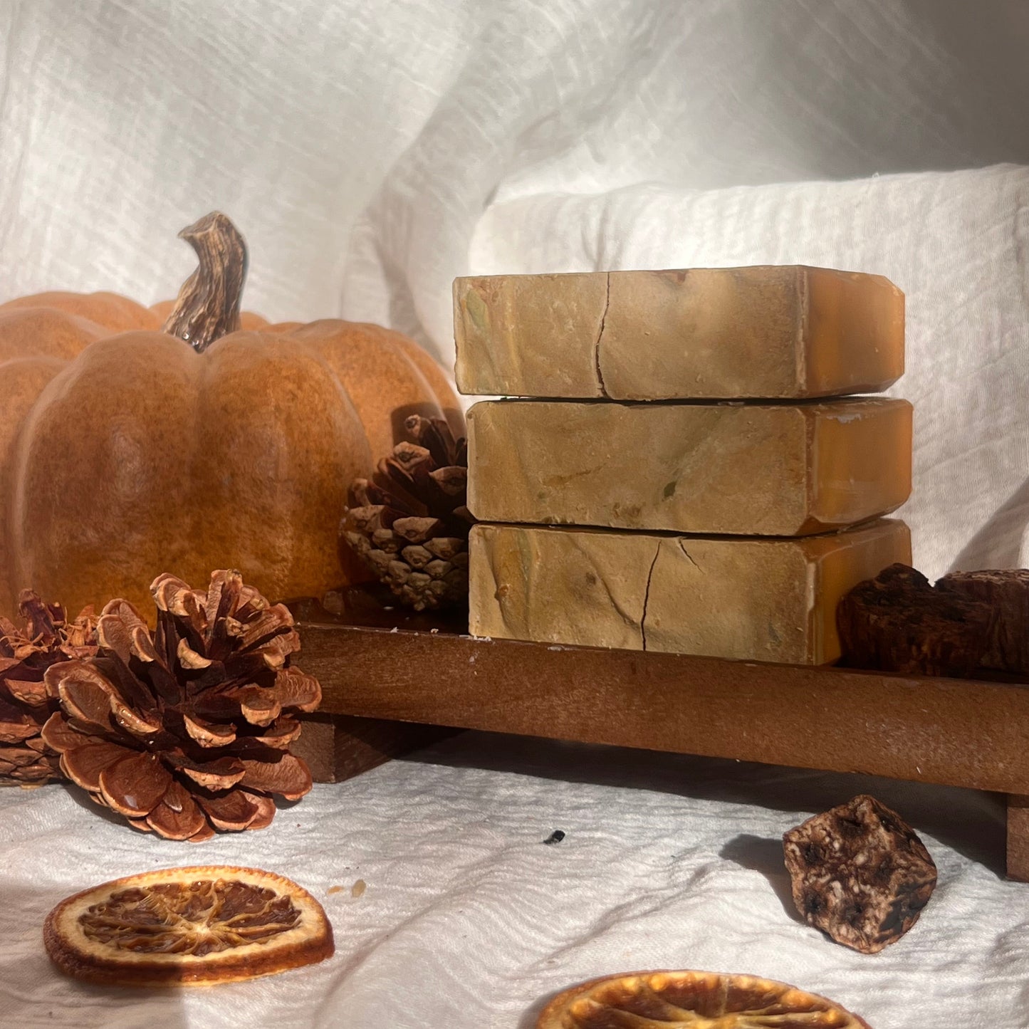 Amber + Driftwood bar soap | 4 oz | eco-friendly non-toxic handmade cold-process soap
