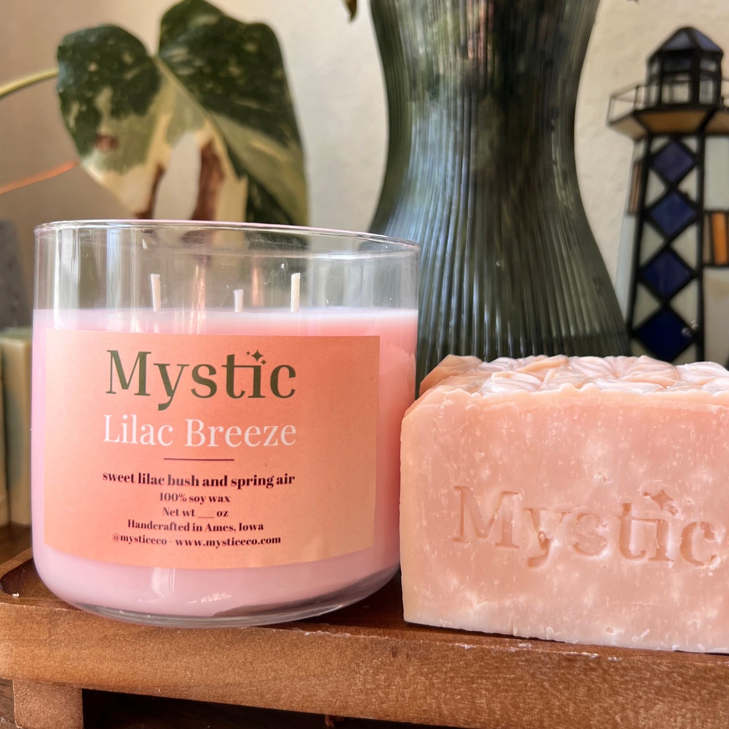 Lilac Breeze candle | eco friendly, sustainable, phthalate free