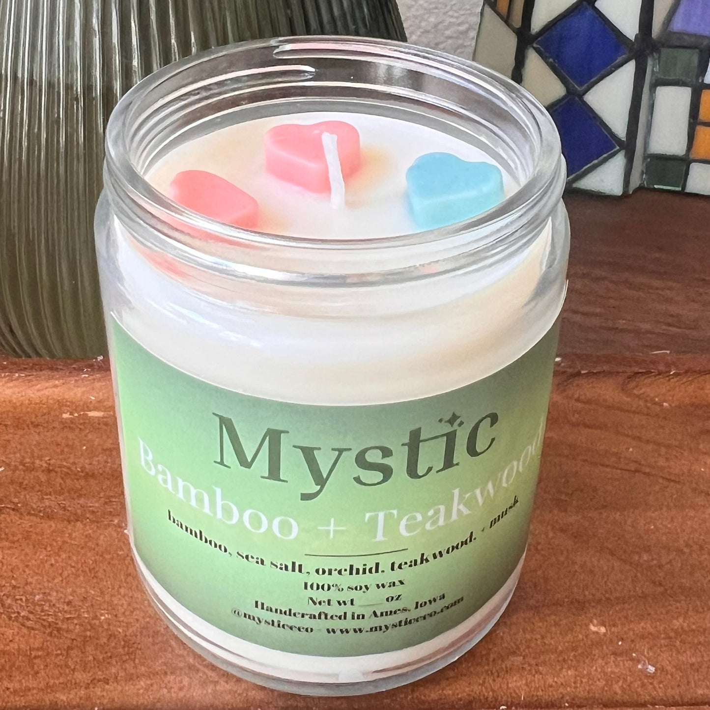 Bamboo & Teakwood Candle | eco friendly, sustainable, phthalate-free