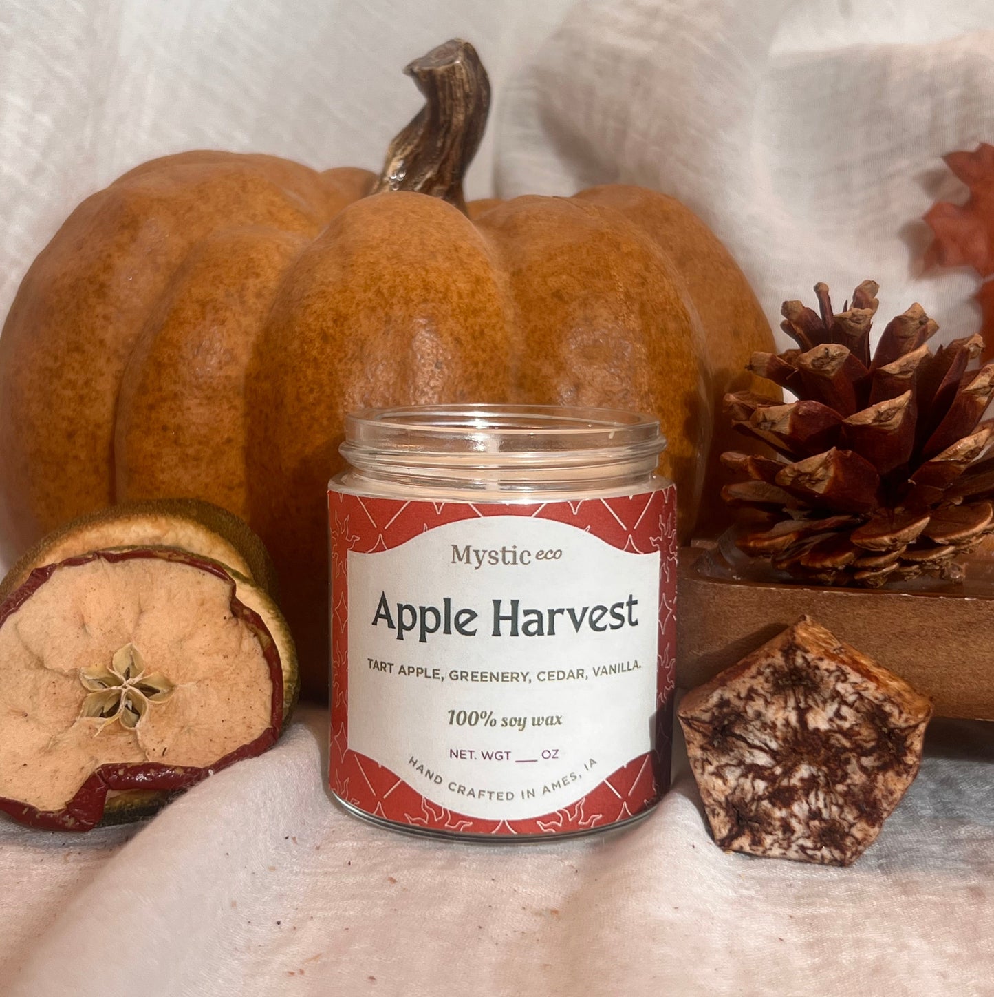 Apple Harvest candle | sustainable, eco-friendly, non-toxic fall candle