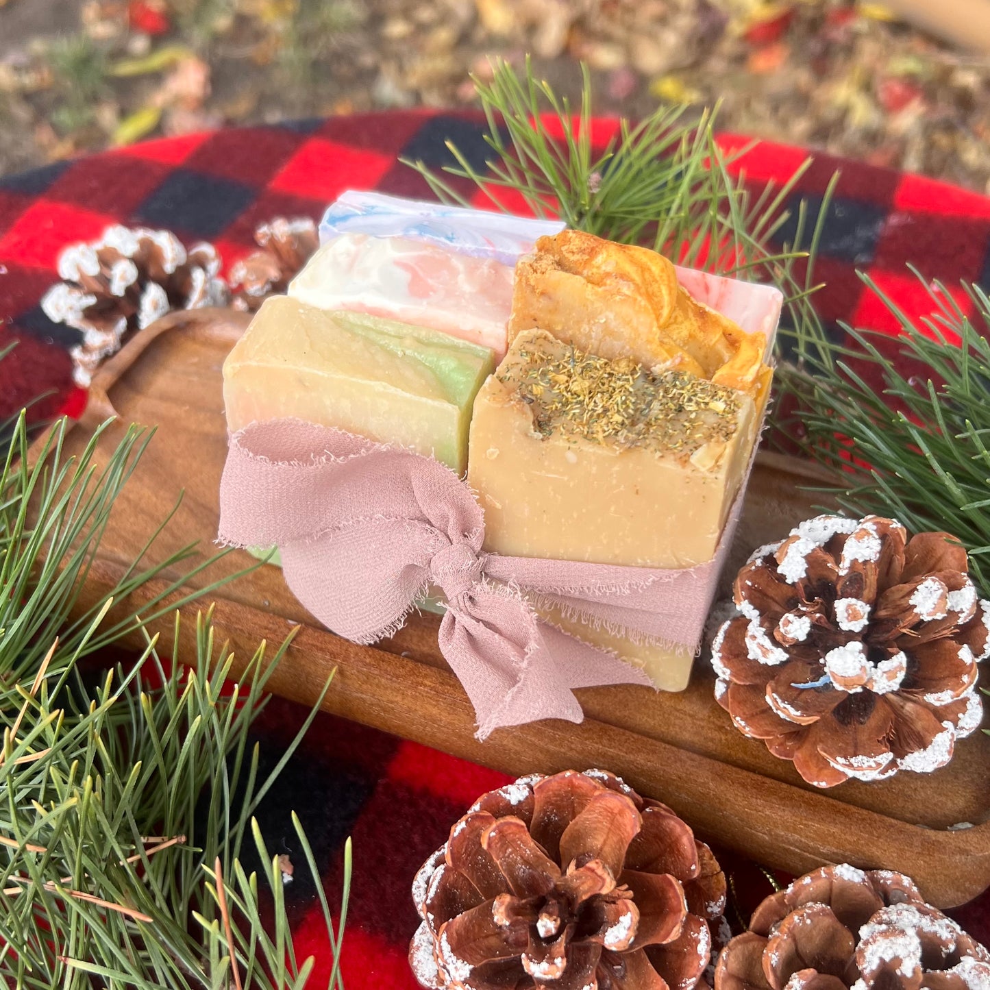 Holiday bar soap sampler collection | 6 soaps, ~1.5 oz each