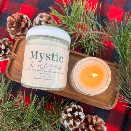 Spiced Oat Milk candle | 4, 8, or 16 oz | eco-friendly Iowa-grown soy wax