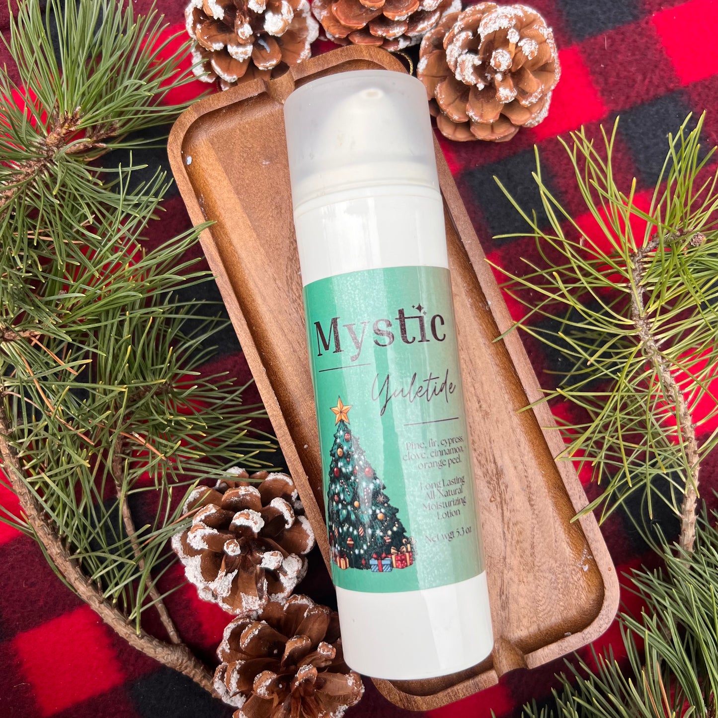 Yuletide lotion | 5.3 oz almond-oil based lightweight hydrating formula