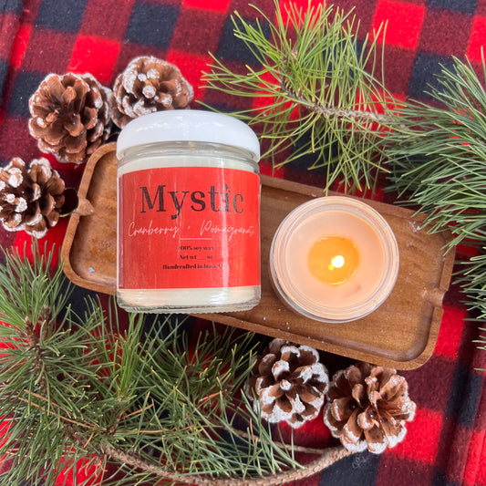 Cranberry + Pomegranate candle | 4, 8, or 16 oz | eco-friendly Iowa-grown soy wax