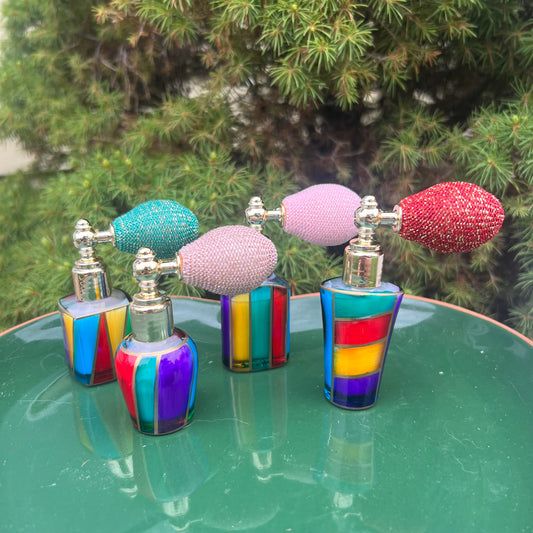 Shimmering Body Mist in Italian Murano glass