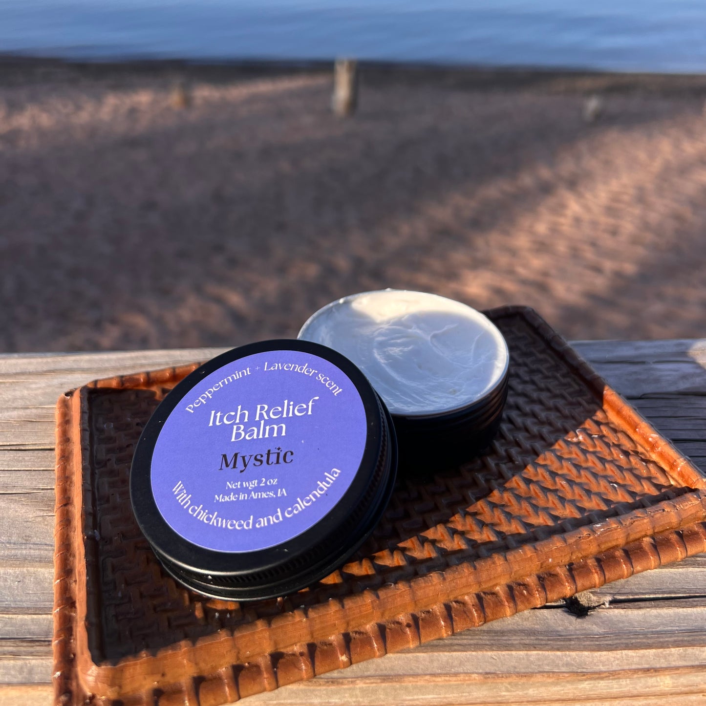 Itch Relief Balm 2 oz with chickweed and calendula