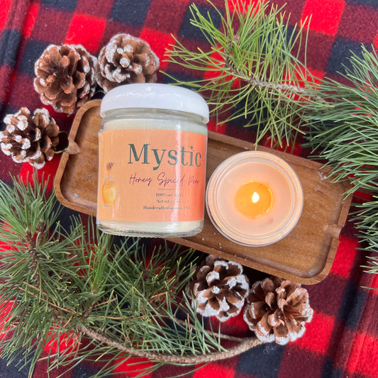 Honey Spiced Pear candle | 4, 8, or 16 oz | eco-friendly Iowa-grown soy wax