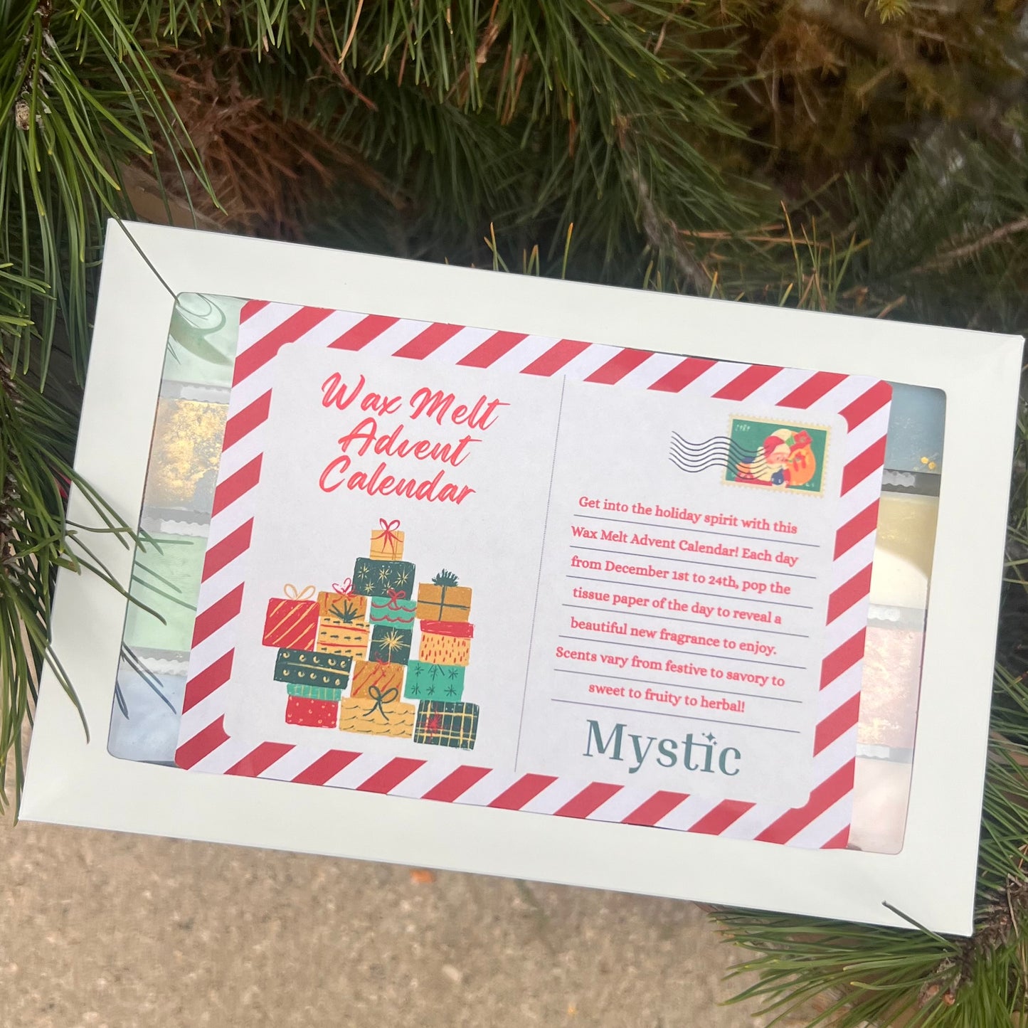 Wax Melt Advent Calendar | 24 wax melts for December 1-24 | Christmas countdown advent calendar