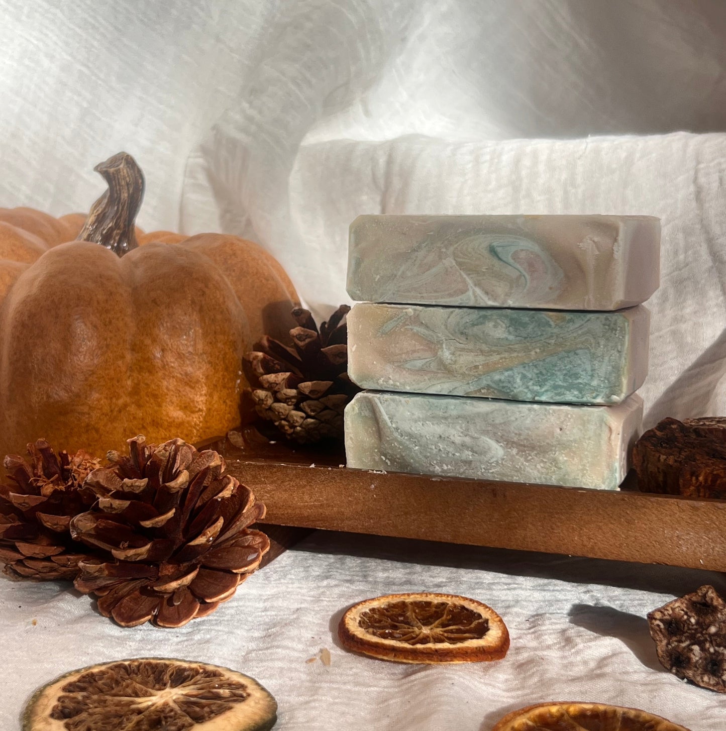 Tobacco + Bay Leaf Bar Soap | 4 oz | eco-friendly non-toxic handmade cold-process soap
