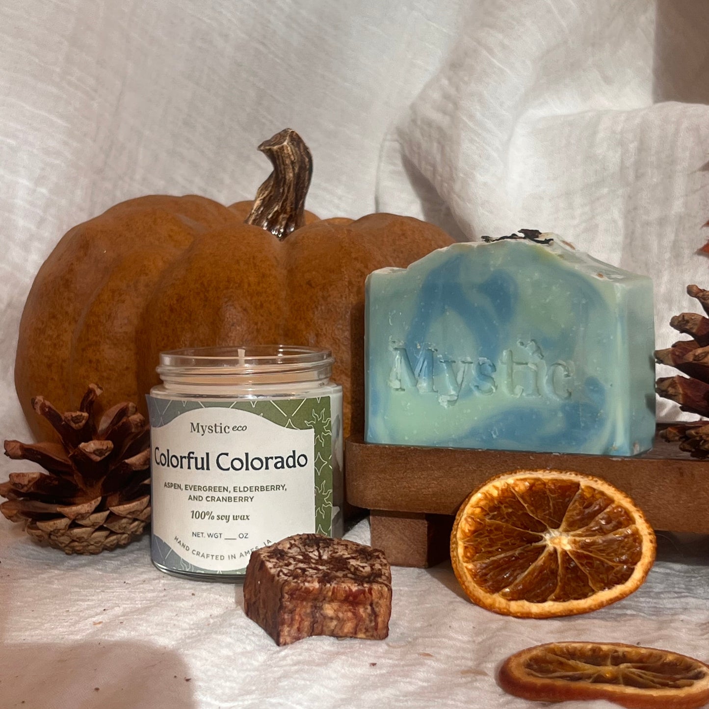 Colorful Colorado bar soap | 4 oz | eco-friendly non-toxic handmade cold-process soap