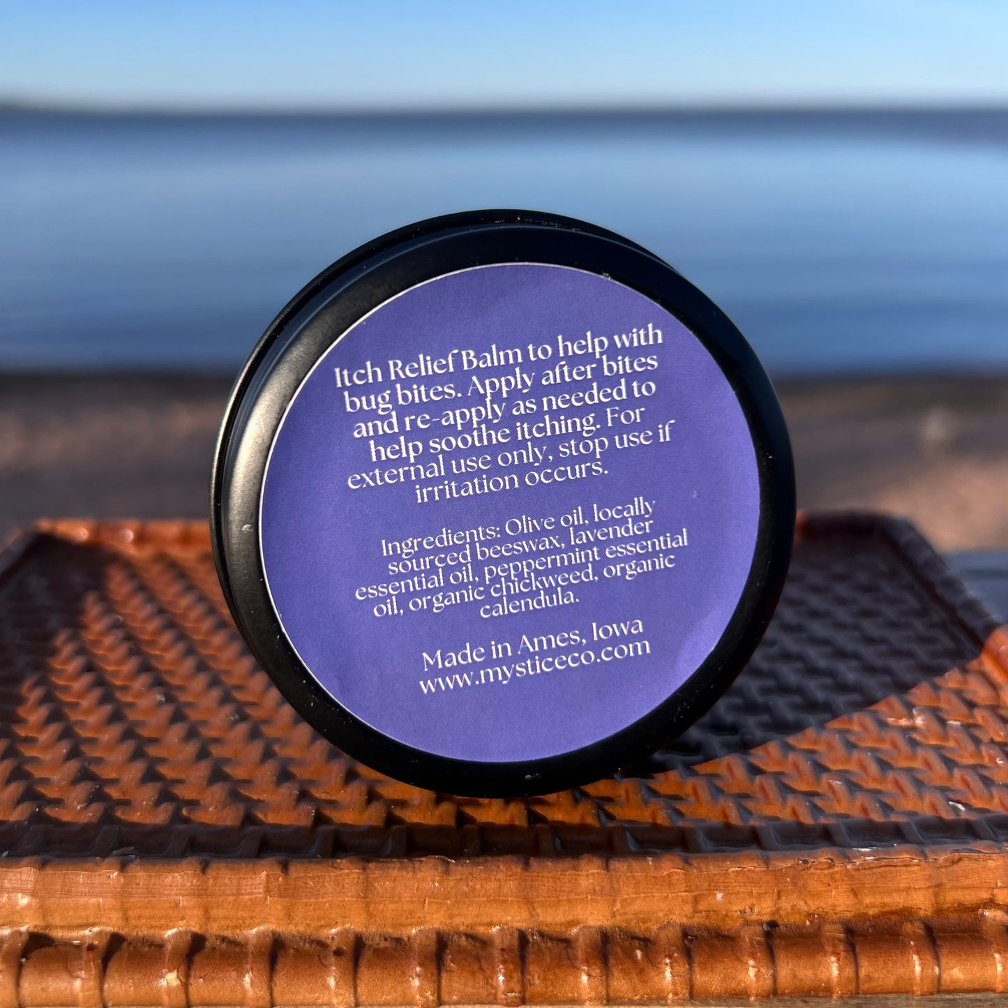 Itch Relief Balm 2 oz with chickweed and calendula
