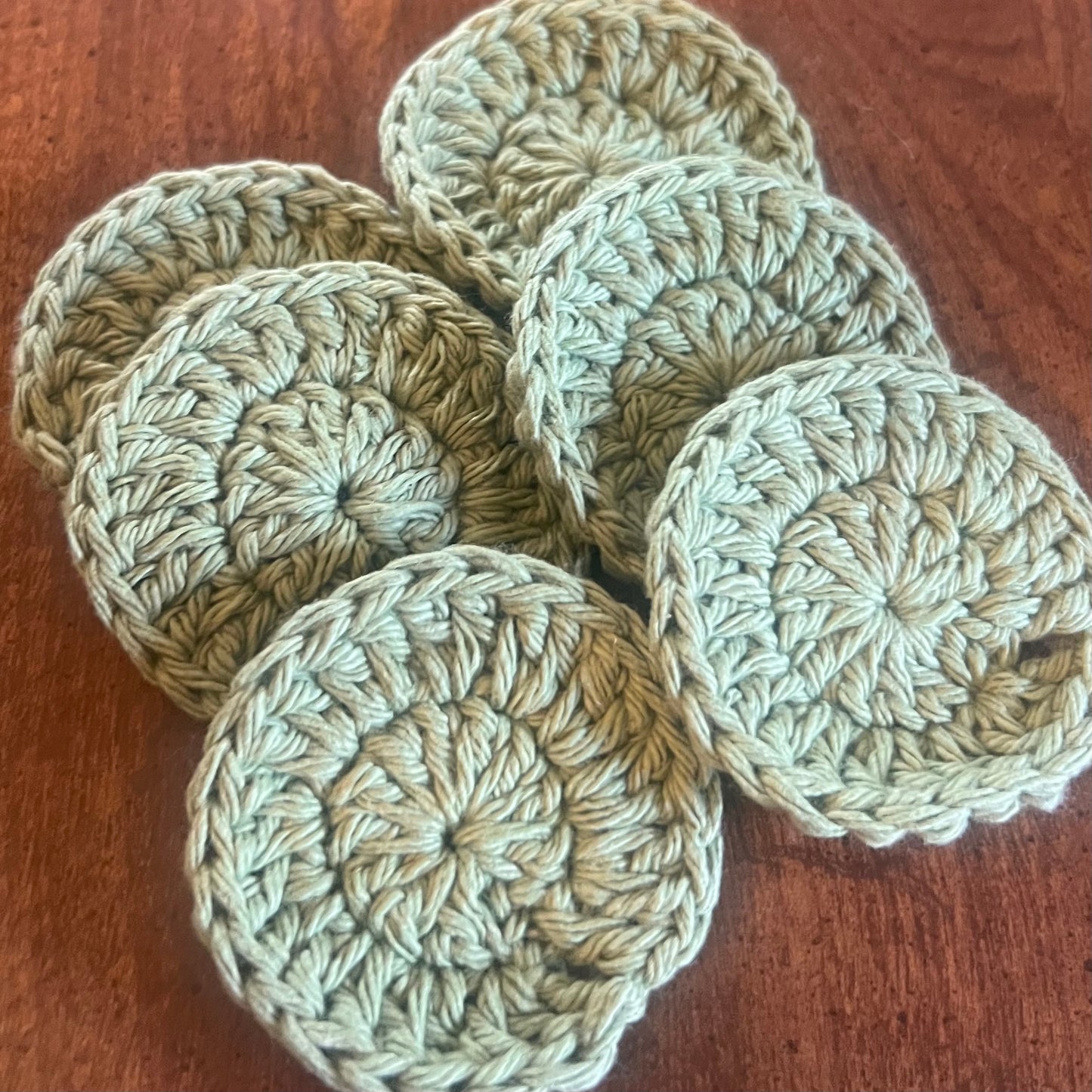 Reusable makeup removal wipes | 100% cotton | pack of 6