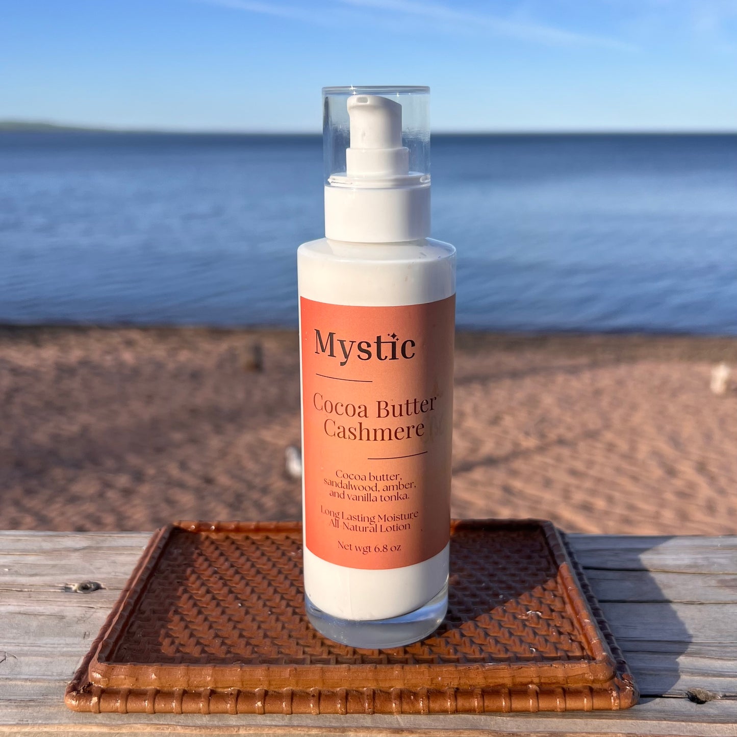 Cocoa Butter Cashmere lotion | cocoa butter, coconut, amber, jasmine, musk, cedar | eco-friendly non-toxic summer moisturizing lotion