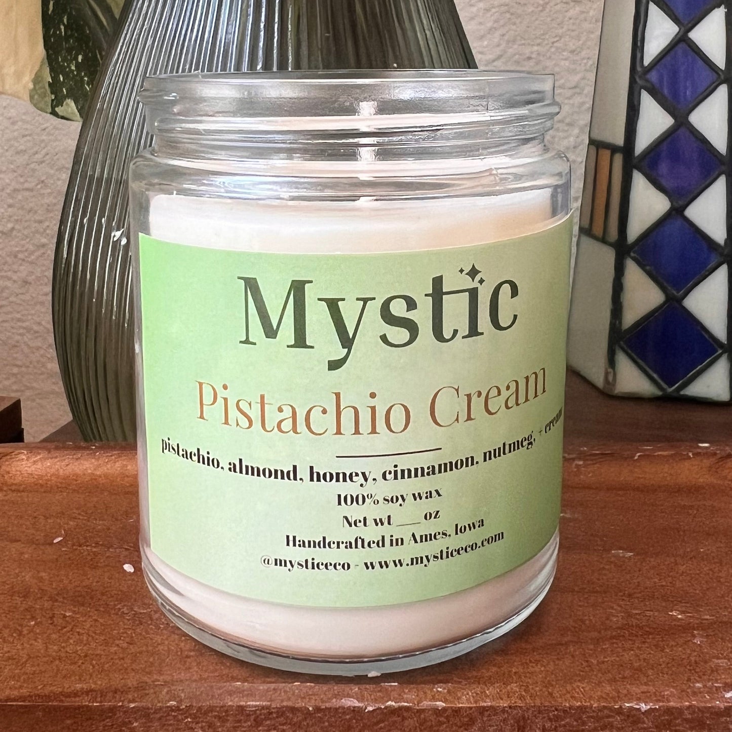 Pistachio Cream Candle | eco friendly, sustainable, phthalate free