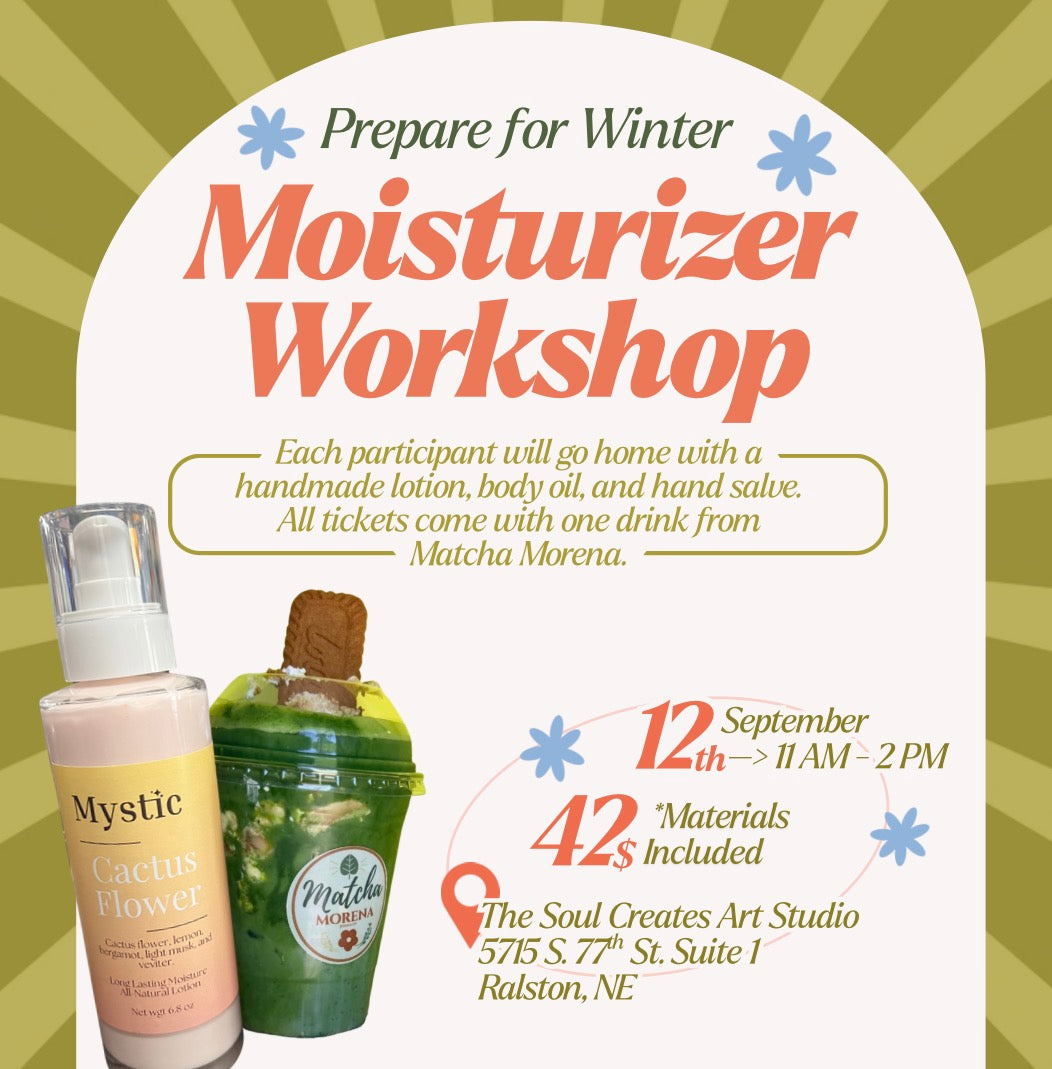 Omaha Moisturizer Making Workshop Ticket | September 12th 2026