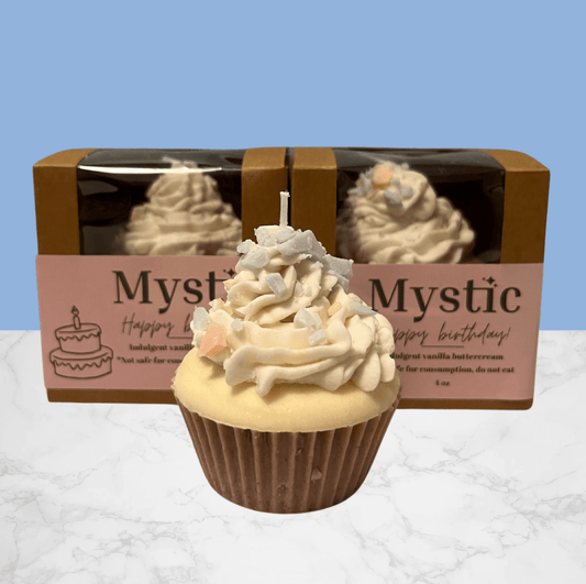 Birthday Cupcake Candle | 4 oz - Mystic Eco