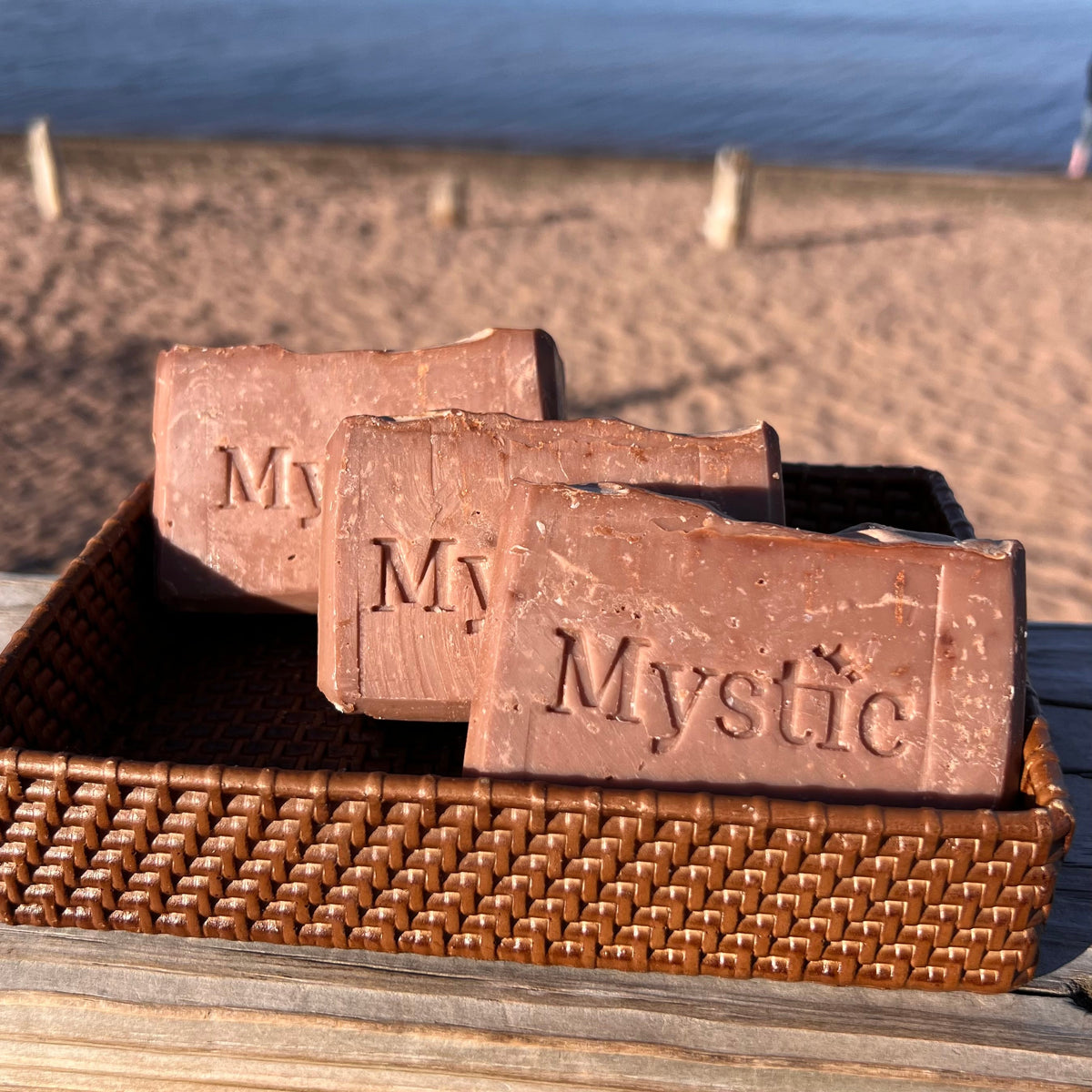 Cocoa Butter Cashmere bar soap | cocoa butter, coconut, amber, jasmine, musk, cedar | eco-friendly non-toxic summer soap - Mystic Eco