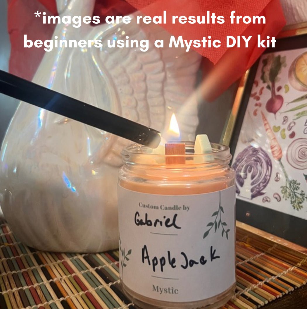 DIY Candle Making Kit for 2 | Date Night, Girl’s Night, Mother and Child Activity - Mystic Eco