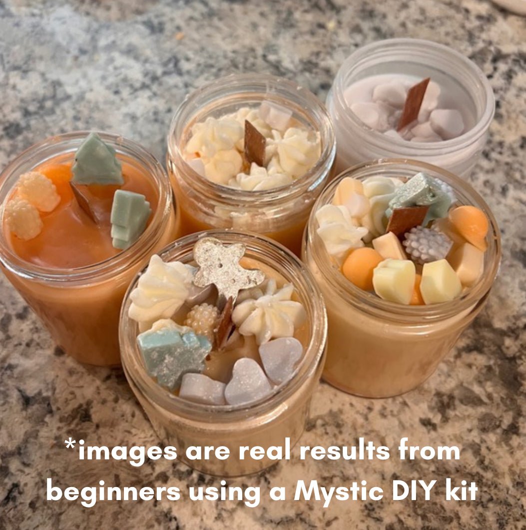 DIY Candle Making Kit for 2 | Date Night, Girl’s Night, Mother and Child Activity - Mystic Eco