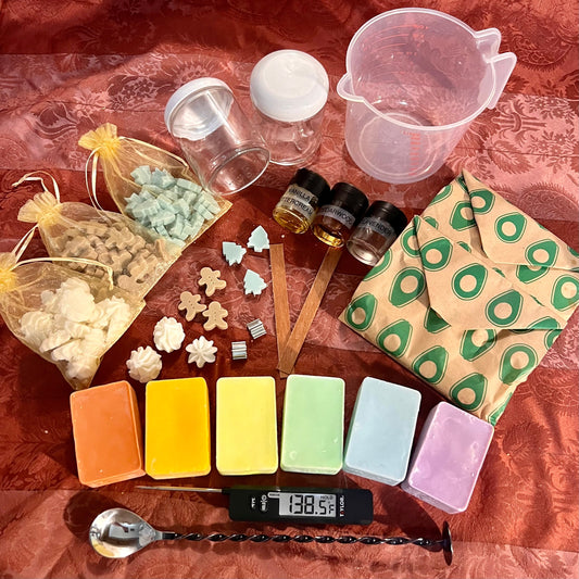 DIY Candle Making Kit for 2 | Date Night, Girl’s Night, Mother and Child Activity - Mystic Eco