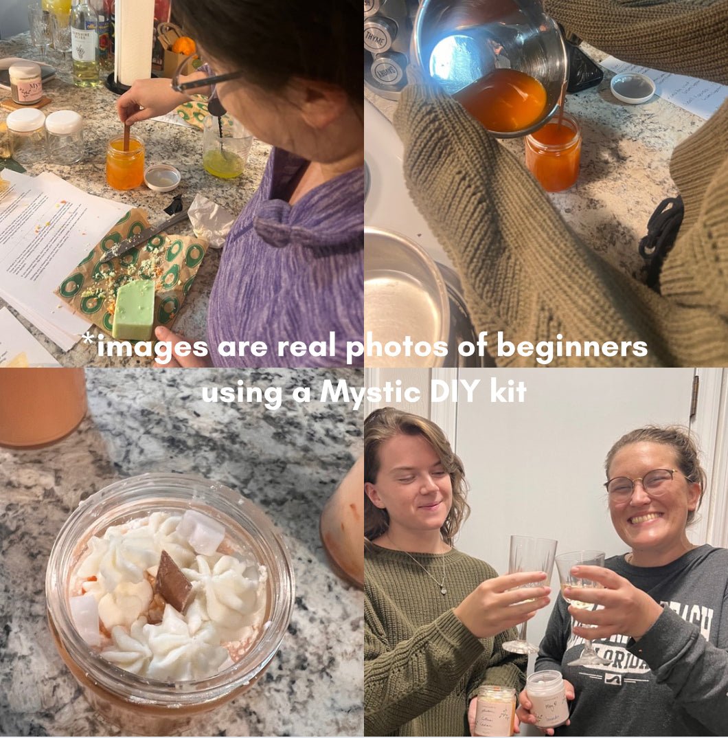 DIY Candle Making Kit | for groups of 5 - Mystic Eco