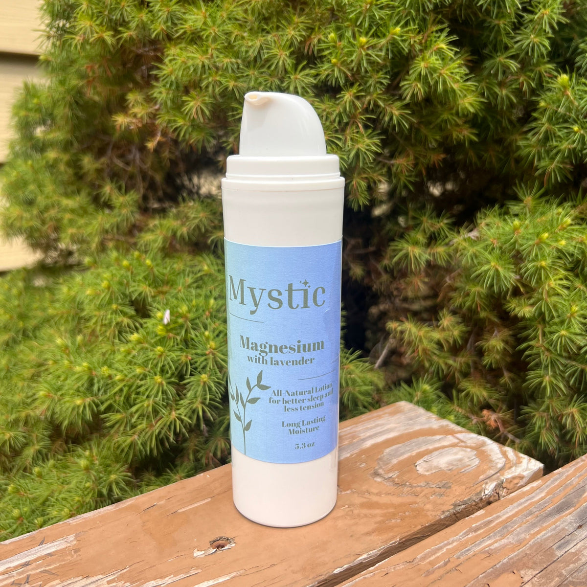 Magnesium Lotion for Sleep & Muscle Aches w Lavender | 5.3 oz | eco-friendly non-toxic - Mystic Eco