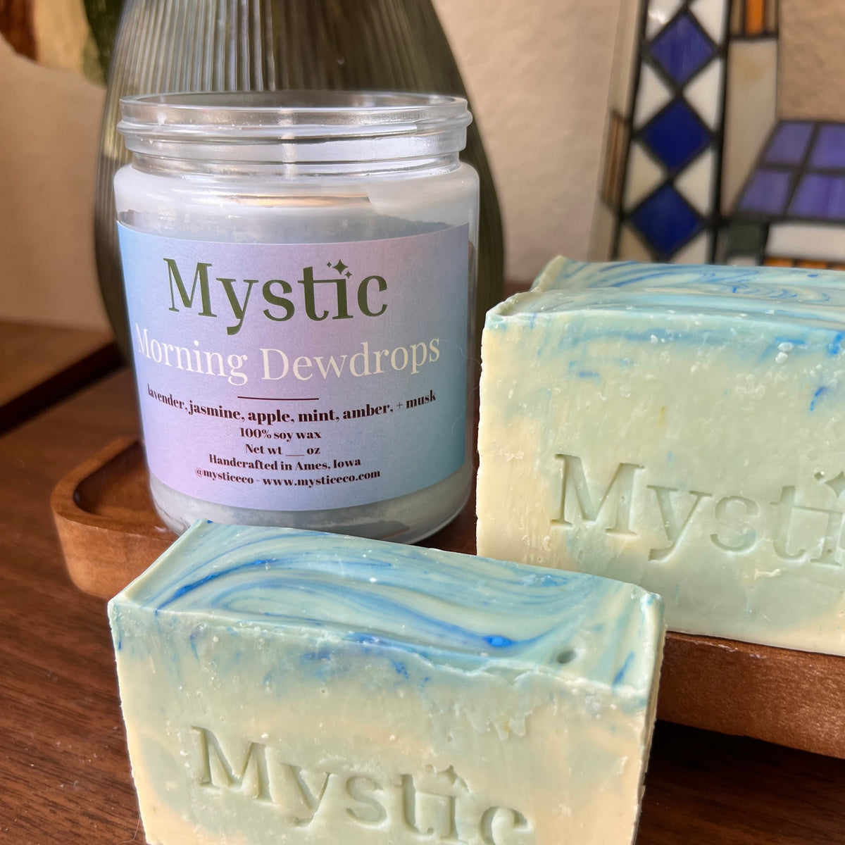 Morning Dewdrops Candle | - Mystic Eco