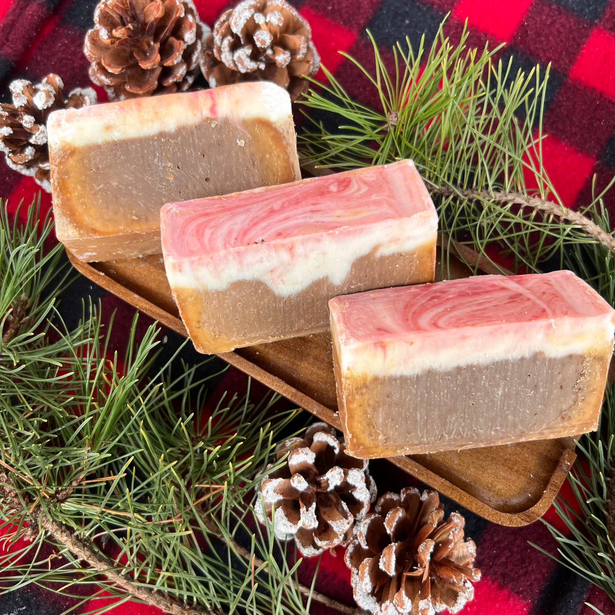 Peppermint Mocha 4 oz bar soap - Mystic Eco